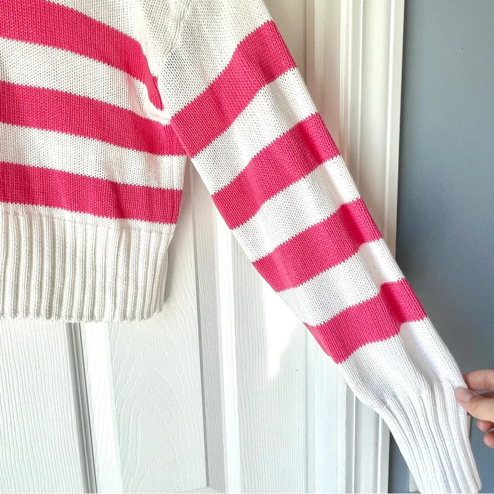 Pistola Arlo Polo Cotton Sweater Flamingo pink